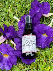 Coffee Lavender Coconut Body Oil  2oz