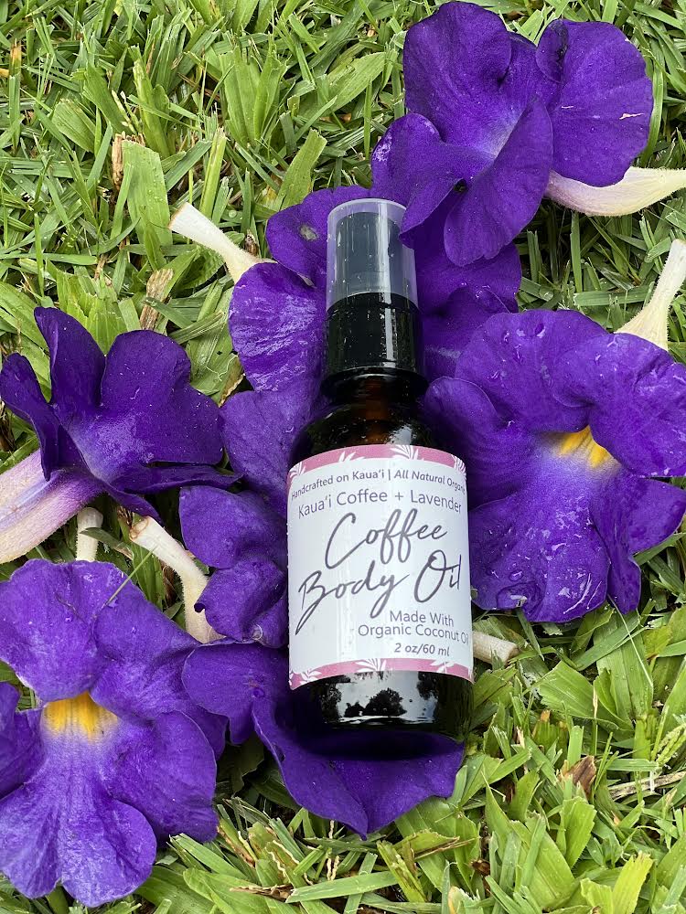 Coffee Lavender Coconut Body Oil  2oz