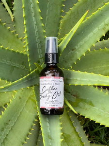 Coffee Mint Coconut Body Oil 2oz