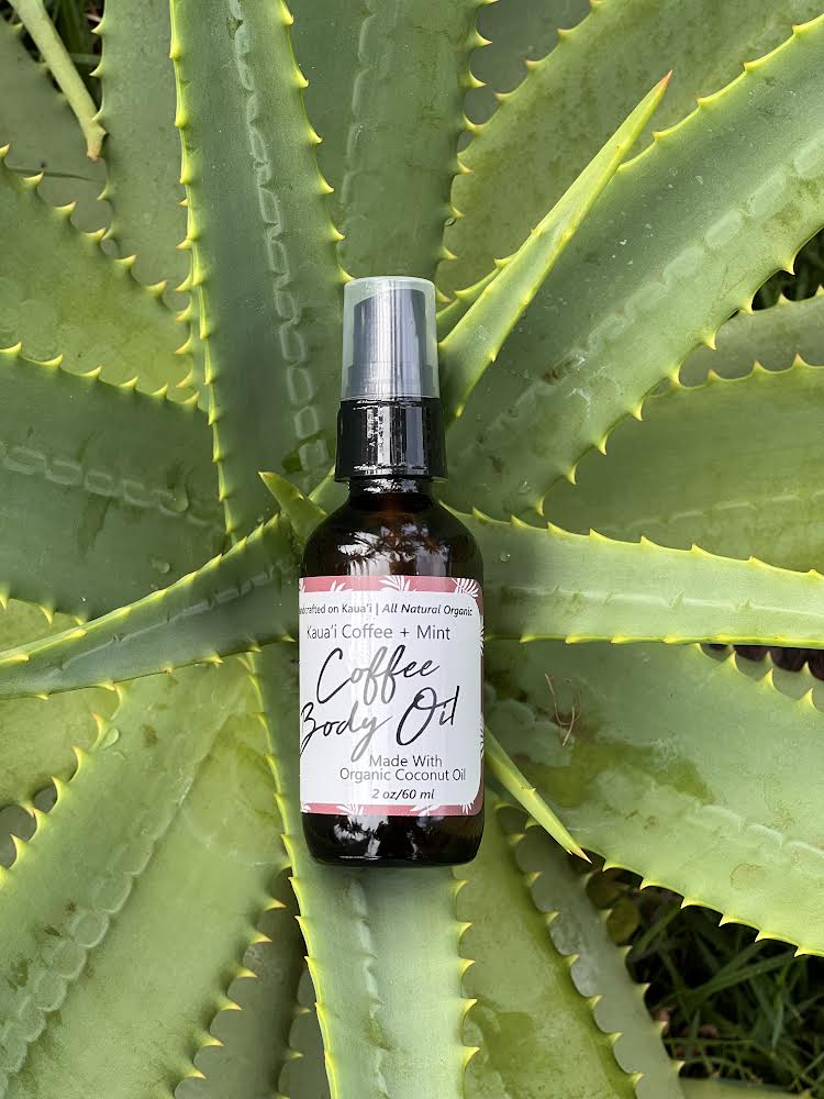 Coffee Mint Coconut Body Oil 2oz