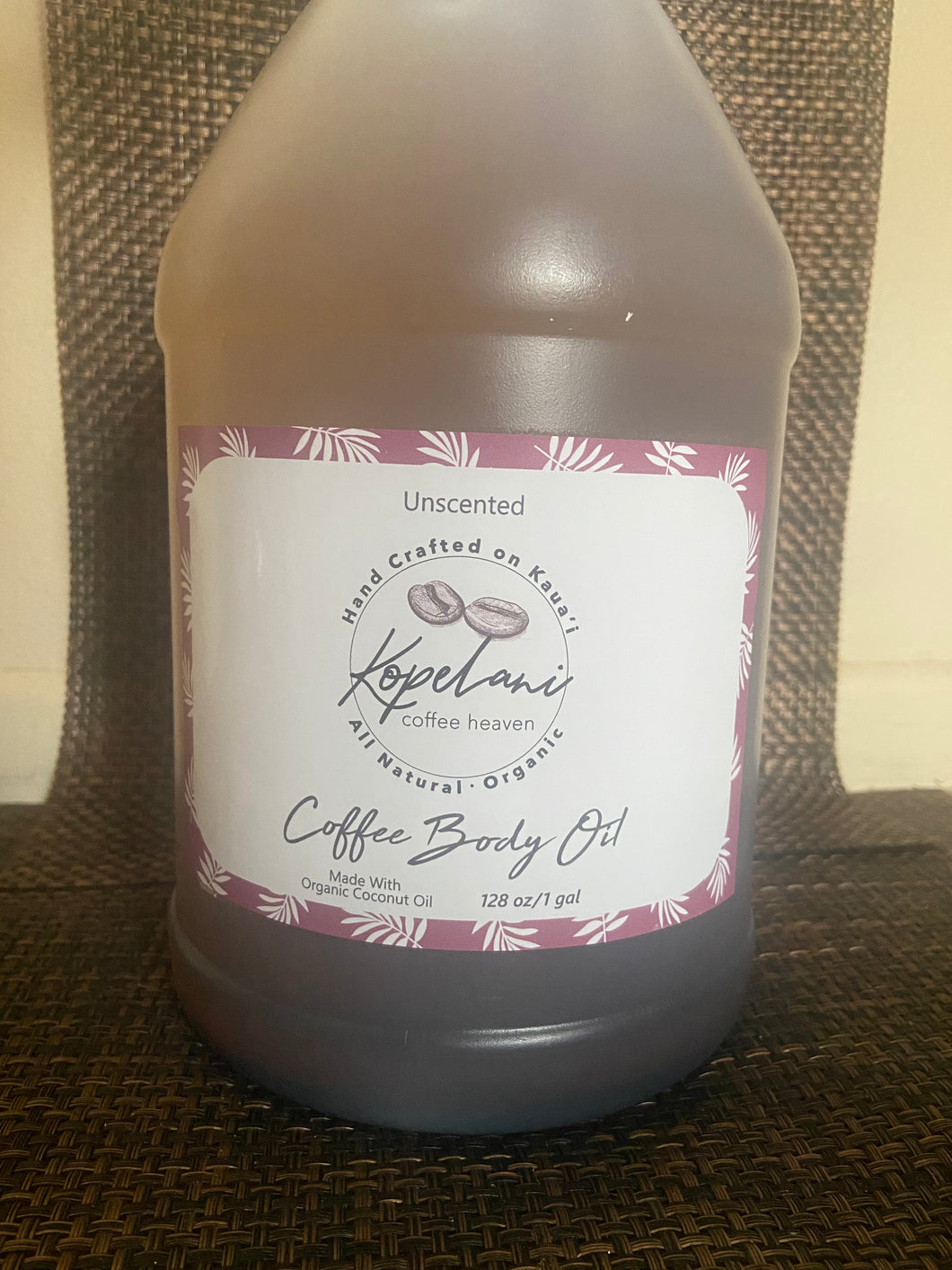 Non-Scented Coffee Oil 1GL